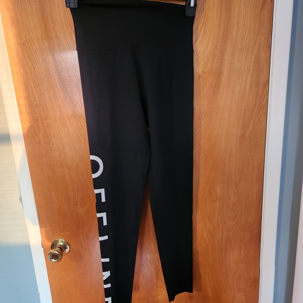 Aerie Goals 7/8 Leggings Black High-Rise
